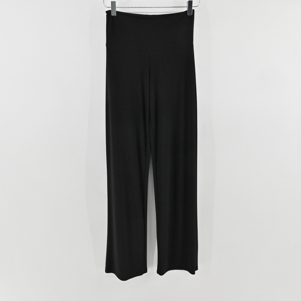 Last Tango Wide Leg Pants Womens Size S Black Pull On‎ Palazzo Stretch Comfort